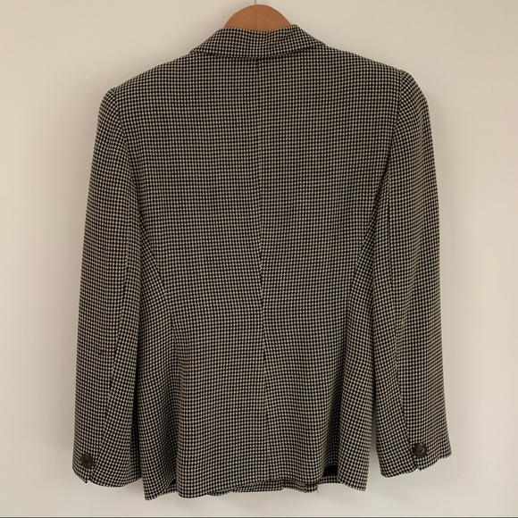 Vintage Dana Buchman Houndstooth Blazer - Picture 7 of 9